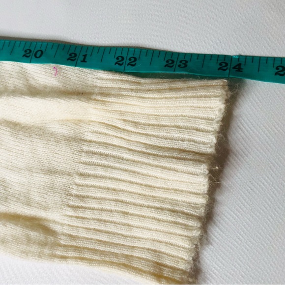 Wildfox White Label Angora Cream Sweatern Sequin Red Heart Valentine Love, Large - Picture 9 of 13